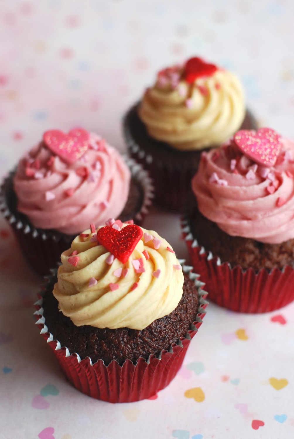 Valentine's Cupcakes - Afternoon Crumbs