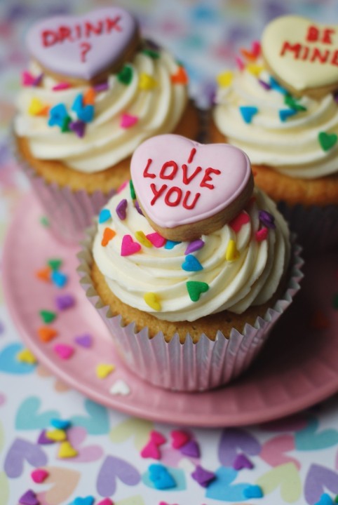 Love Heart Cupcakes Afternoon Crumbs