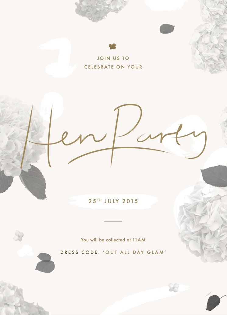 hen do invite blog